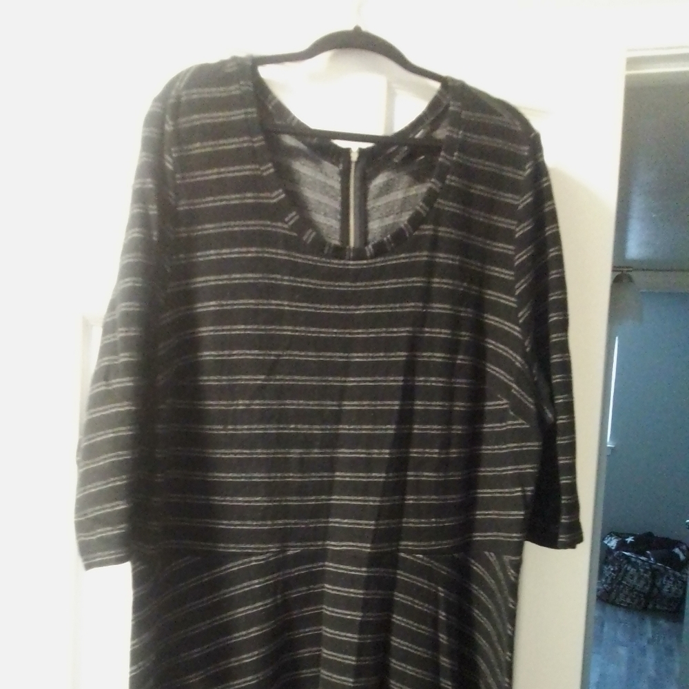Black with White stripes